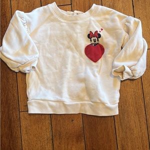 Toddler girls Minnie Mouse sweatshirt